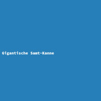 Gigantic Velvet Kettle