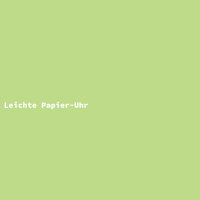 Light Paper Watch